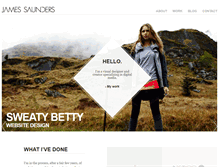 Tablet Screenshot of jamessaunders.net